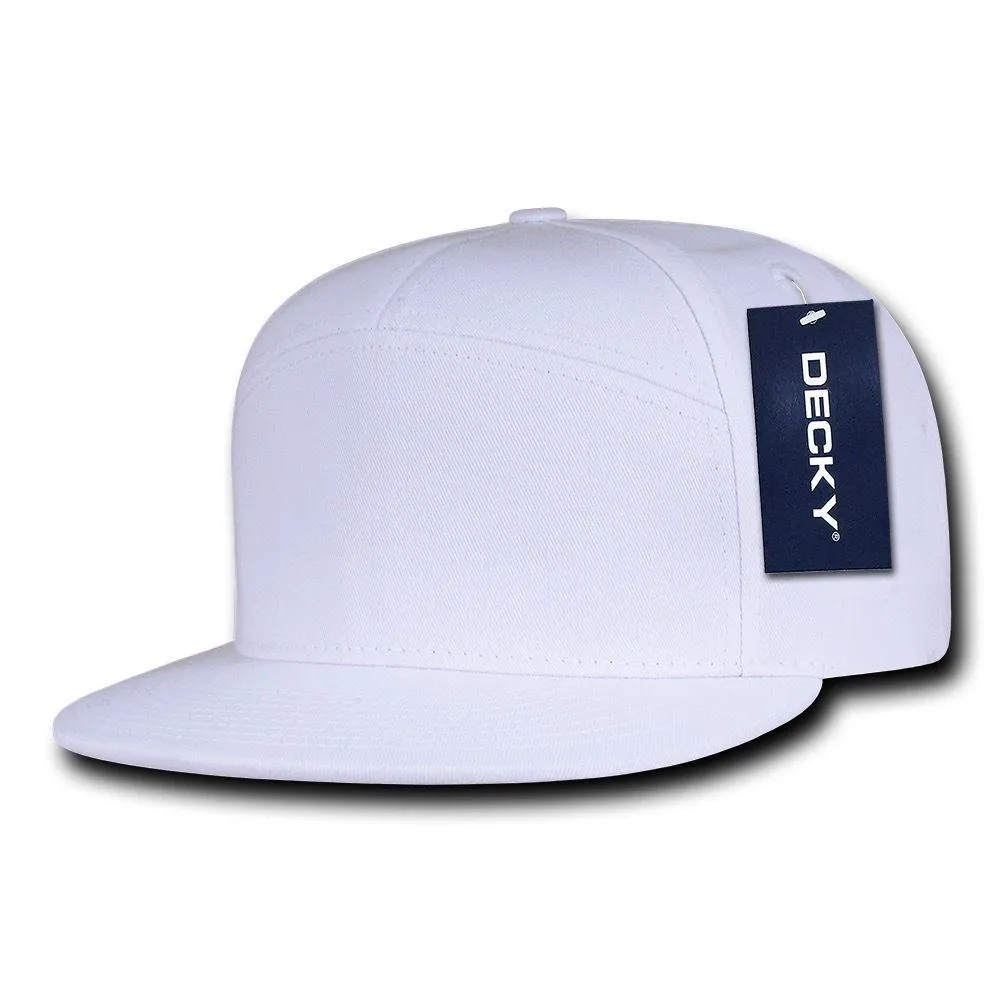 1 Dozen 7 Panel Cotton Snapbacks Flat Bill Baseball Hats Caps Wholesale Bulk