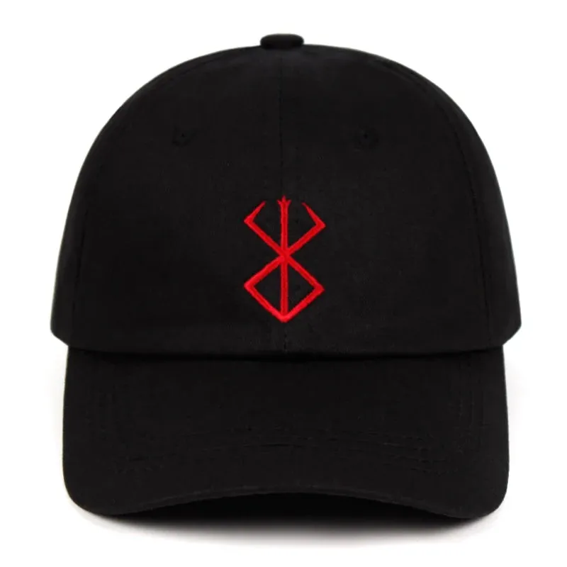100% Cotton BERSERK Dad Hat Kentarou Miura Comic Baseball Caps Anime Fan Hats for Women Men Man Snapback Berserk