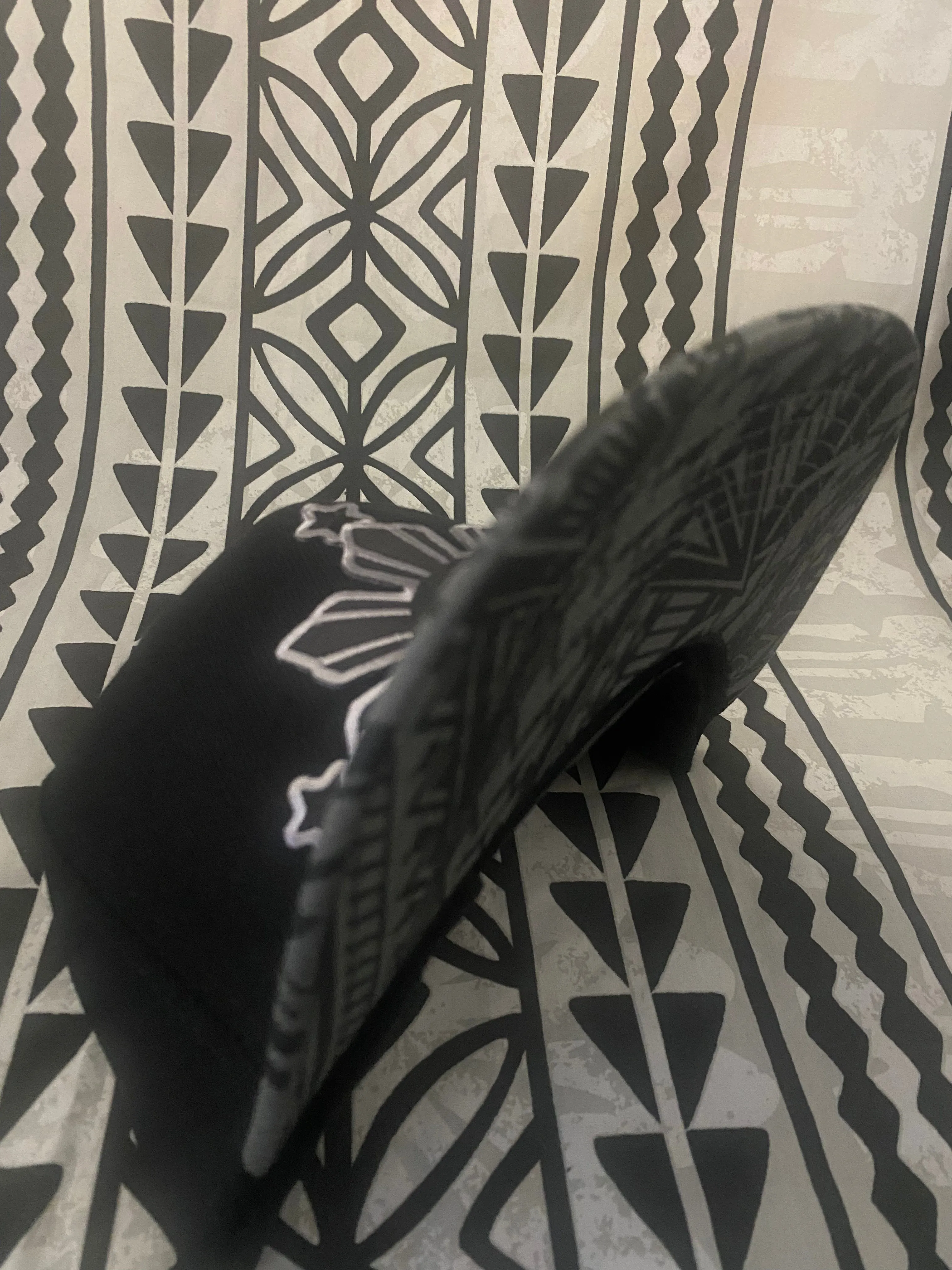 3 STARS AND SUN Filipino GRAY Tribal Brims
