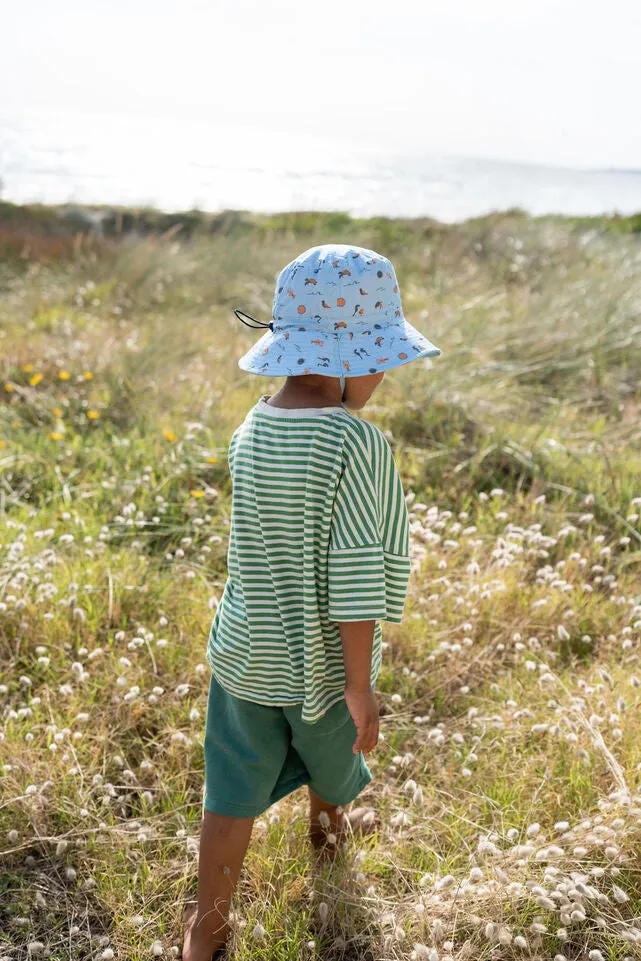ACORN Sea Life Wide Brim Bucket Hat