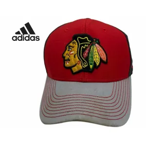 adidas Chicago Blackhawks NHL Team Authentic Pro Flex Fit Hat/Cap S/M