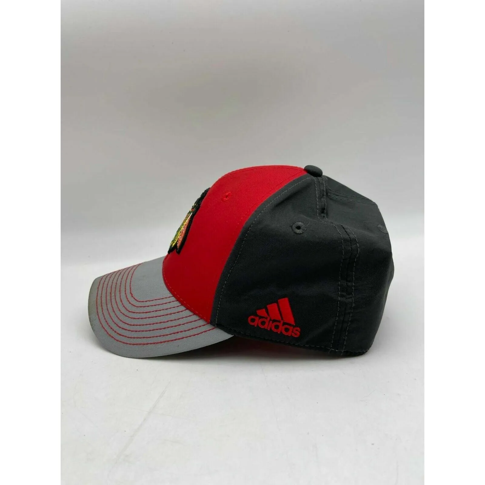 adidas Chicago Blackhawks NHL Team Authentic Pro Flex Fit Hat/Cap S/M