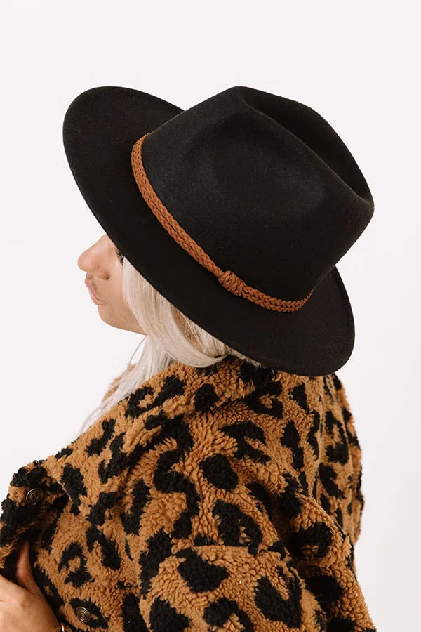 Always In Fashion Fedora In Black