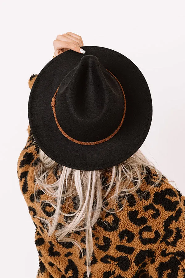 Always In Fashion Fedora In Black