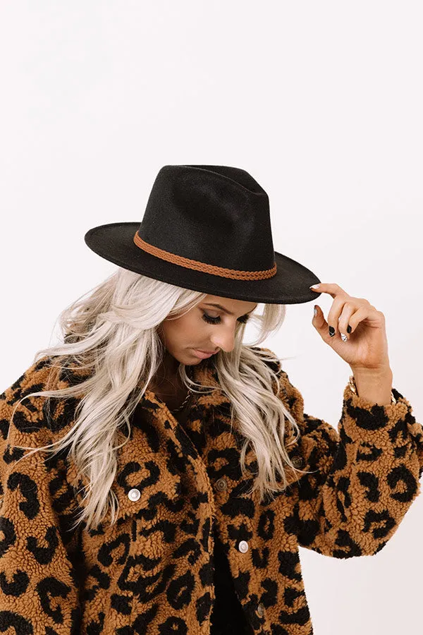 Always In Fashion Fedora In Black