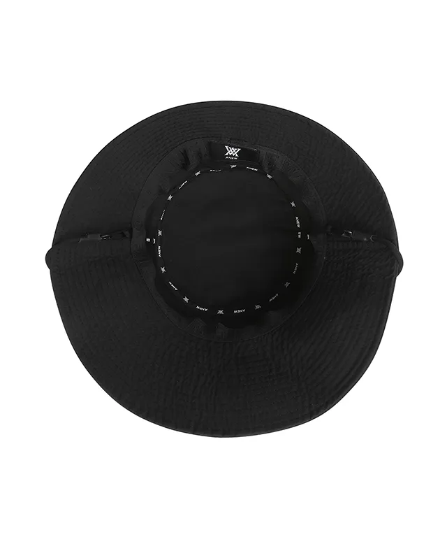 ANEW Unbalanced Wide Brim Bucket Hat - Black