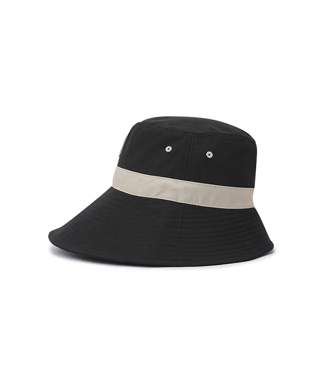 ANEW Unbalanced Wide Brim Bucket Hat - Black