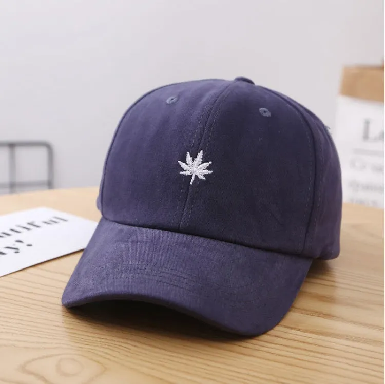 Baseball Cap Cannabis Embroidery