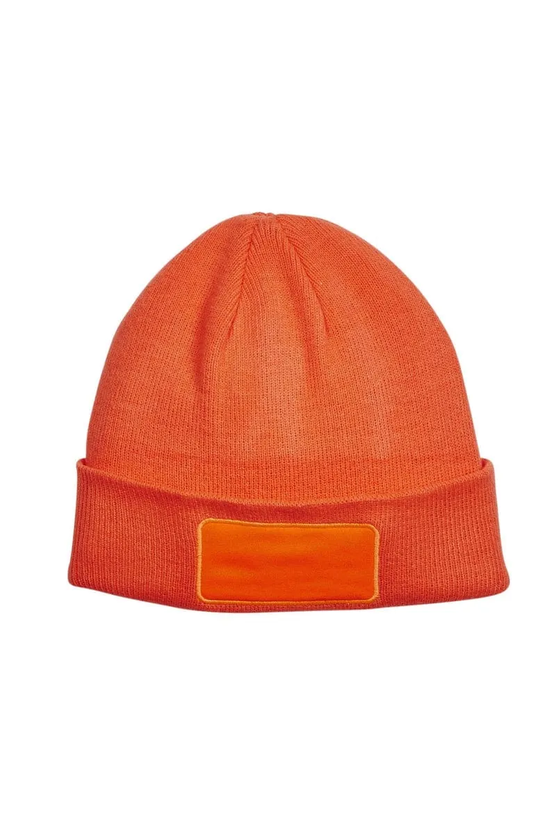 Big Accessories BA527: Patch Beanie