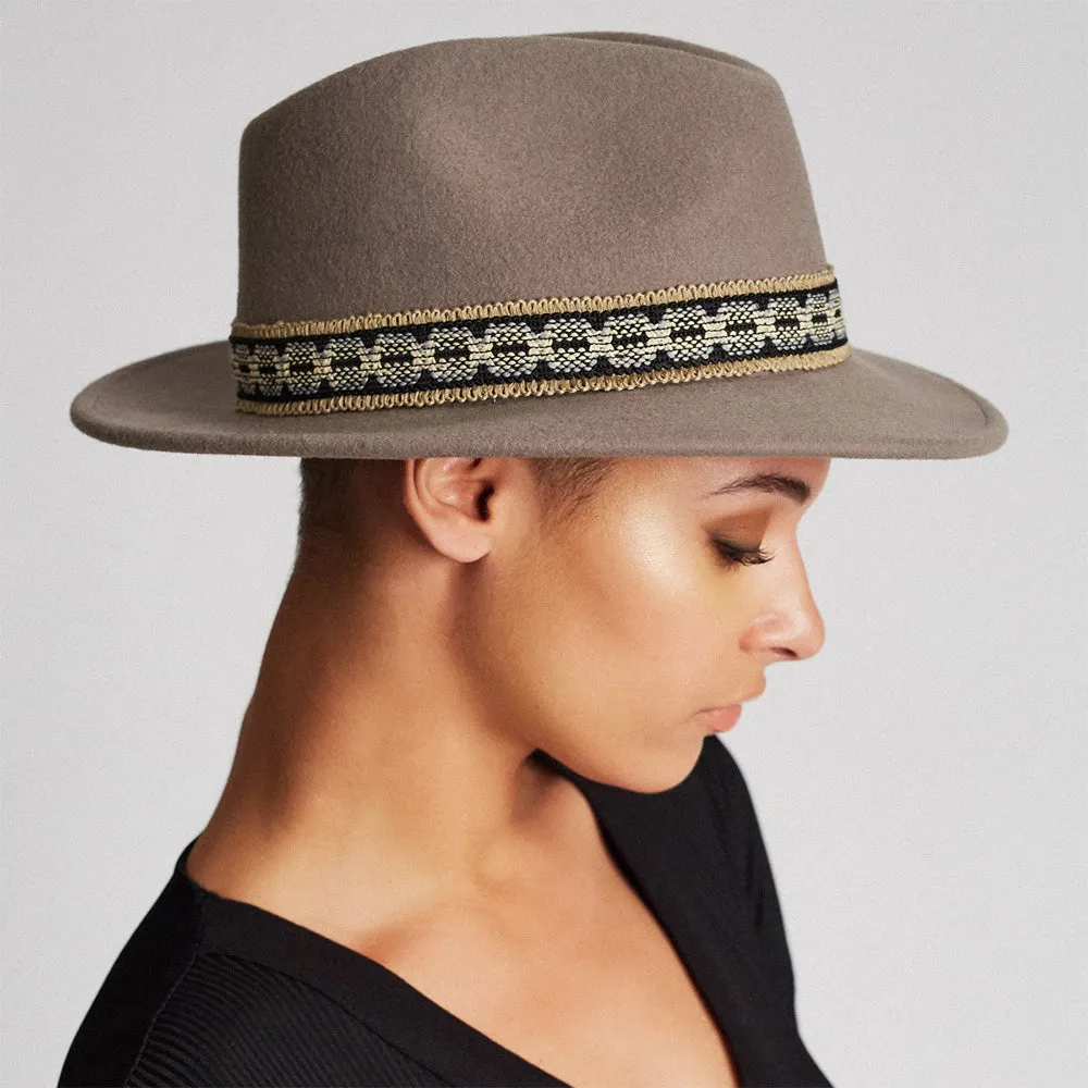 Brixton Hats Fiona II Fedora Hat - Natural