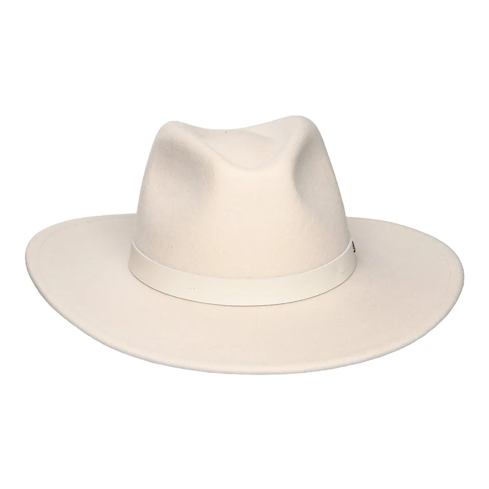 Brixton Hats Harper Wool Felt Fedora Hat - Cream