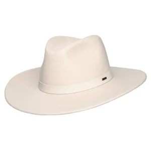 Brixton Hats Harper Wool Felt Fedora Hat - Cream