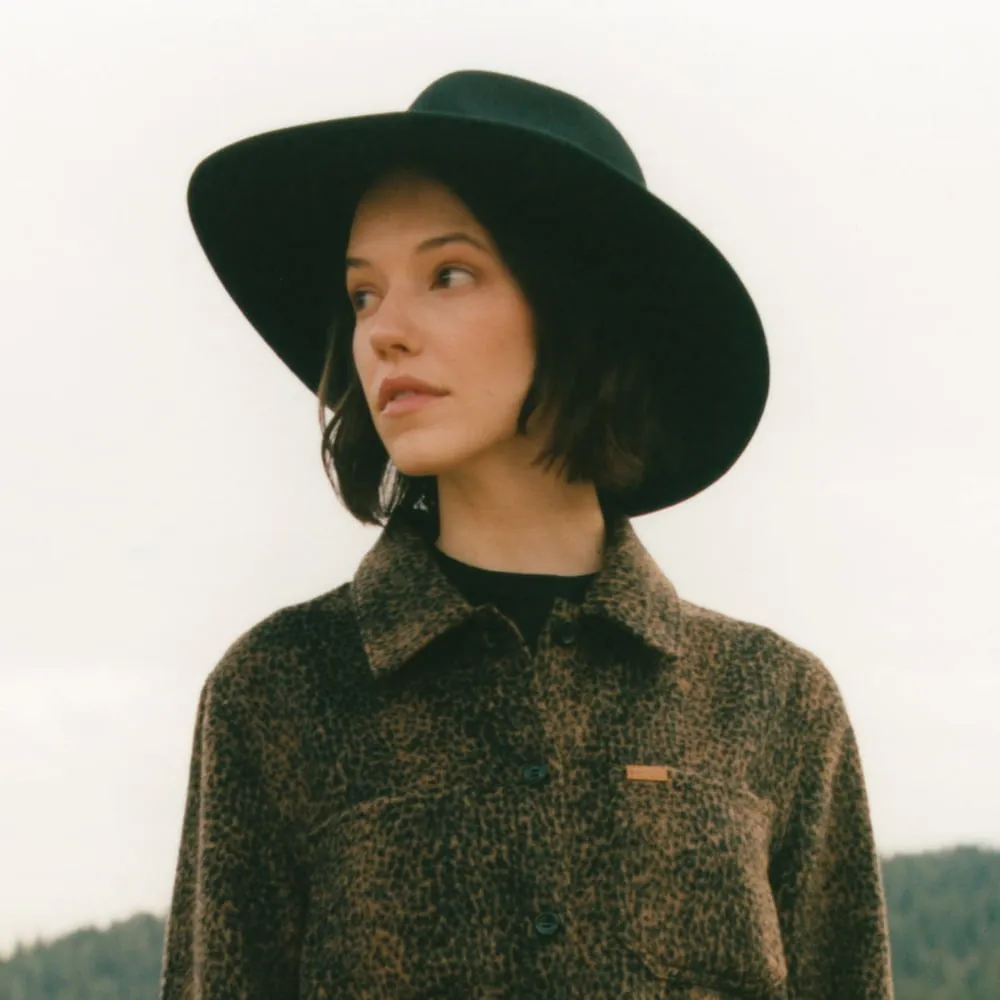 Brixton Hats Layton Big Brim Fedora Hat - Black