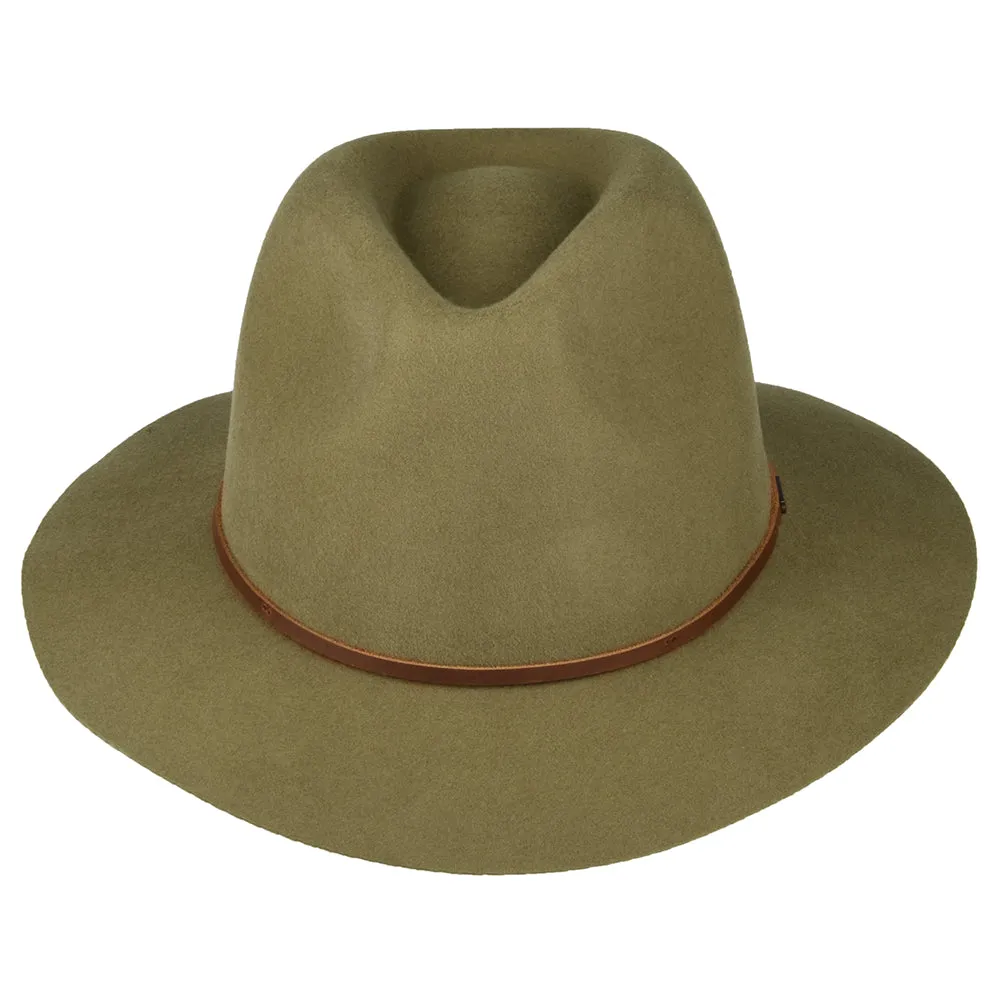 Brixton Hats Wesley Wool Felt Fedora Hat - Bronze