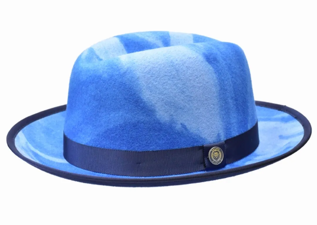 Bruno Capelo Two tone Fedora Wool hat