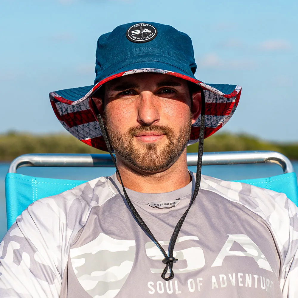 Bucket Hat | American Flag | Navy 2.0 PreOrder