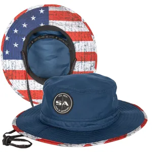 Bucket Hat | American Flag | Navy 2.0 PreOrder