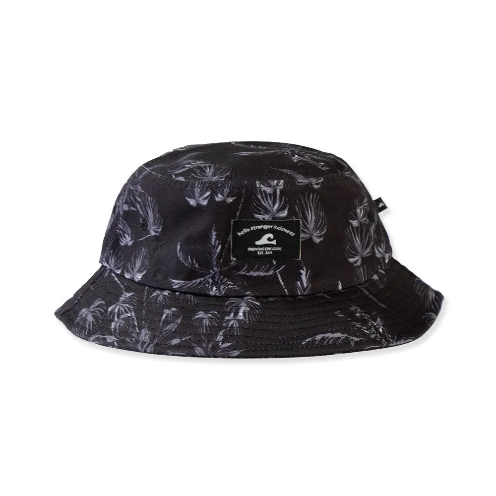 BUCKET HAT - Black Palms