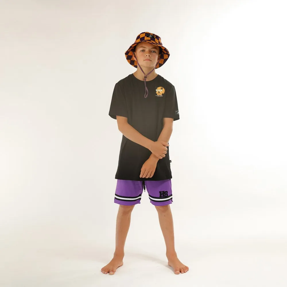 BUCKET HAT - Orange Check