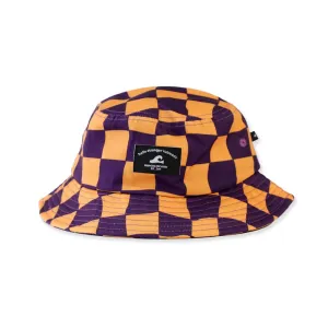 BUCKET HAT - Orange Check