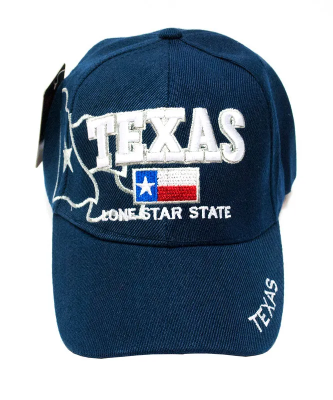 Casual Baseball Caps-"Texas" Design