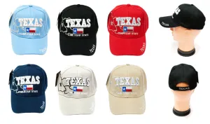 Casual Baseball Caps-"Texas" Design