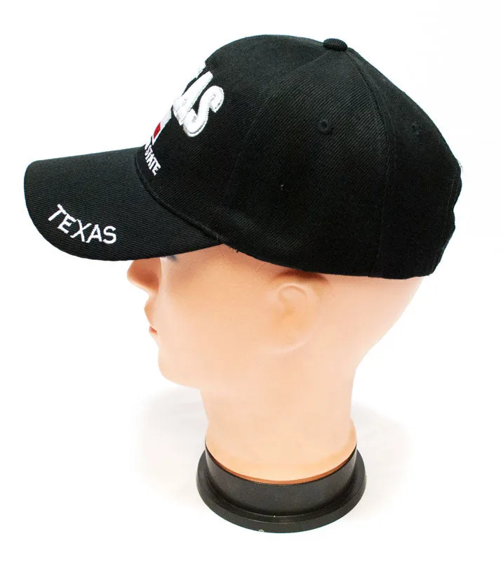 Casual Baseball Caps-"Texas" Design