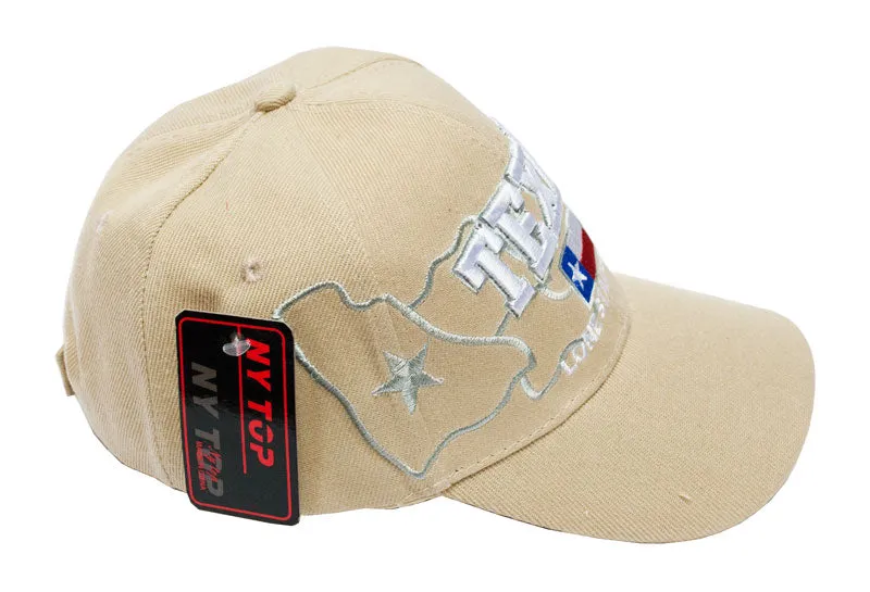 Casual Baseball Caps-"Texas" Design