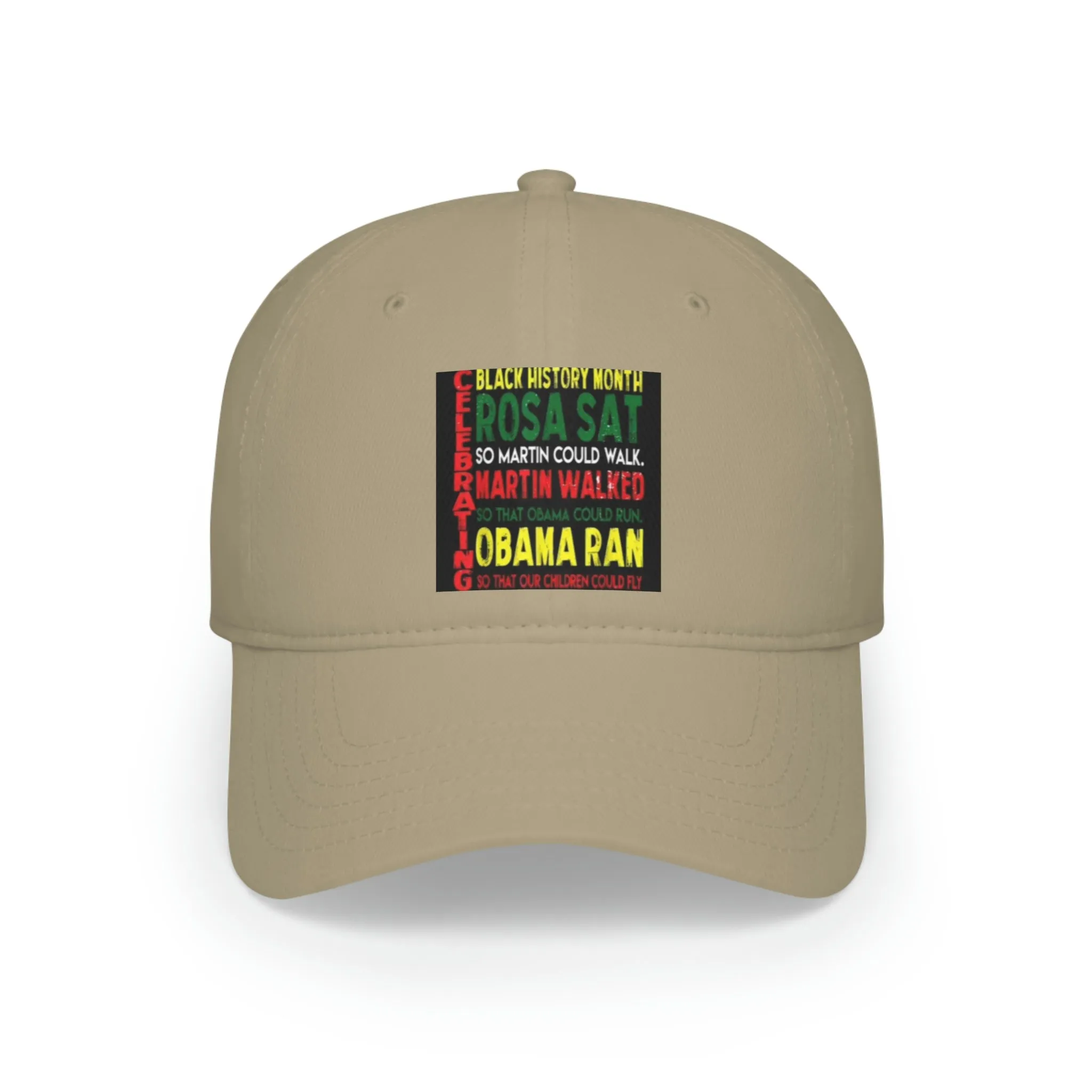 Celebrating Black History Month Low Profile Baseball Cap