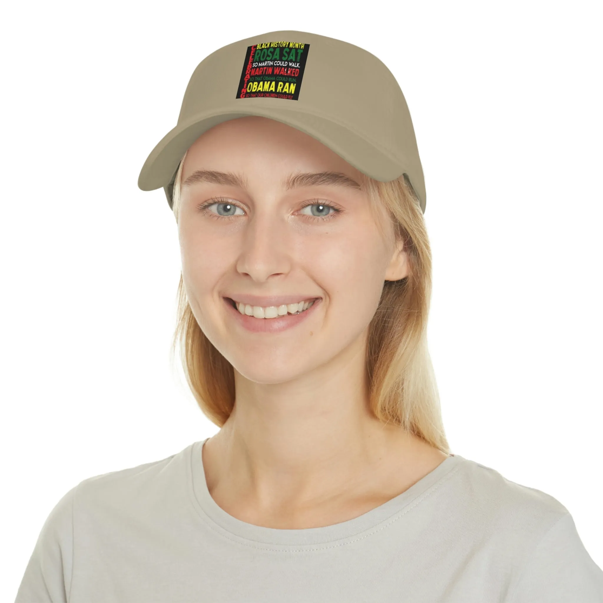 Celebrating Black History Month Low Profile Baseball Cap