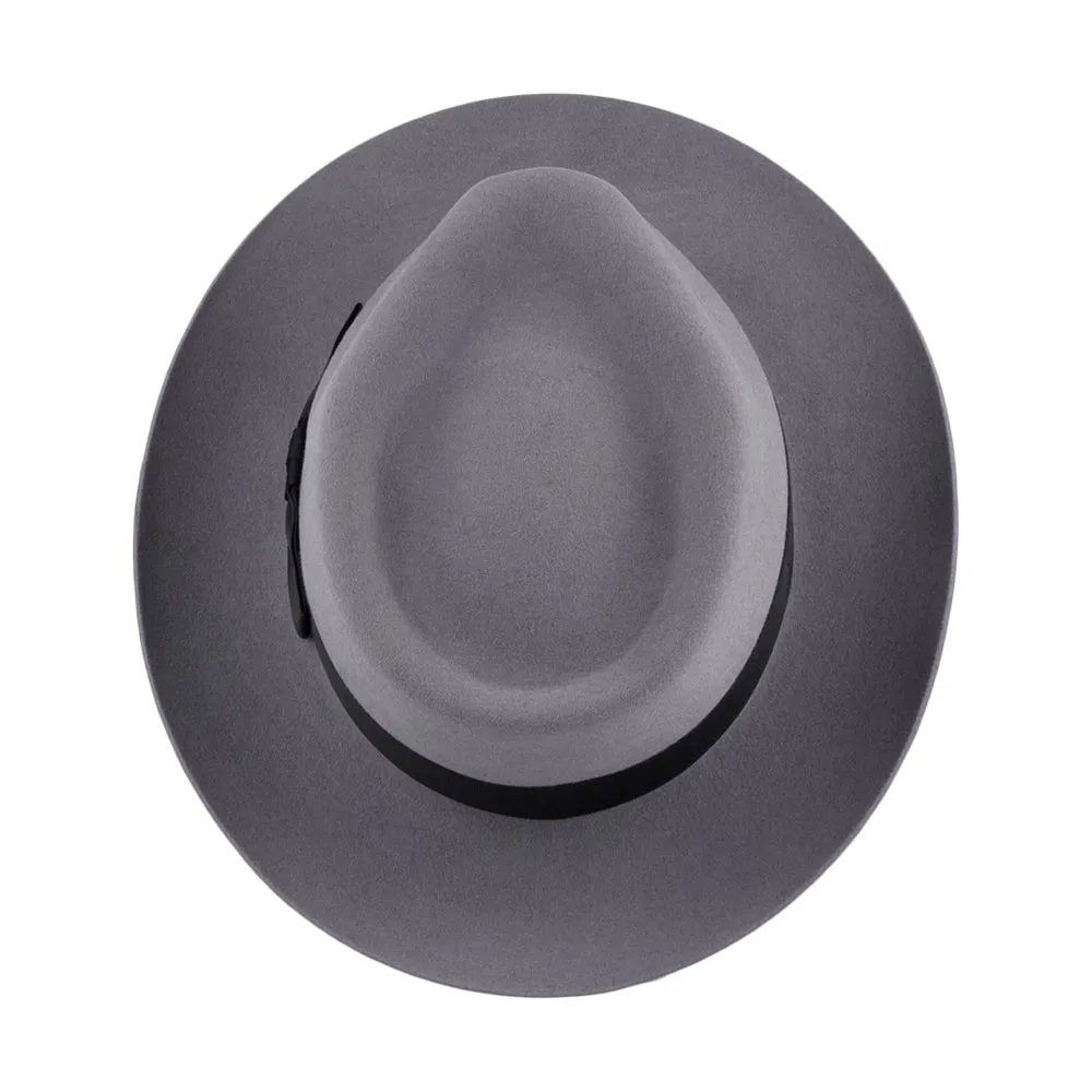 Christys Hats Casablanca Fur Felt Fedora Hat - Light Grey