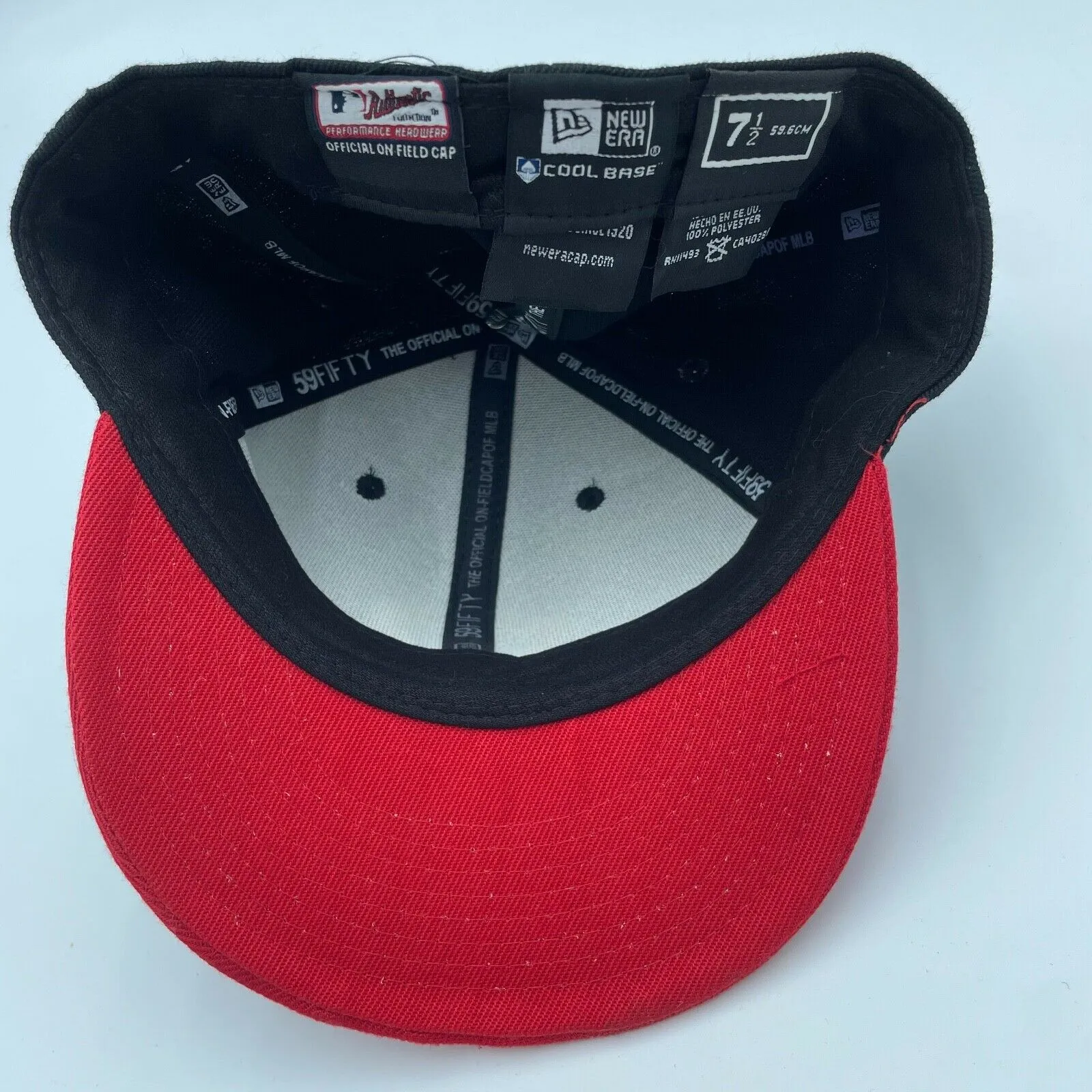 Cincinnati Reds New Era 59Fifty Coolbase Fitted Cap Sz:7 1/2