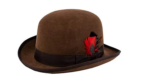 Classic Men's Derby Bowler Hat | Crafted from 100% Australian Wool