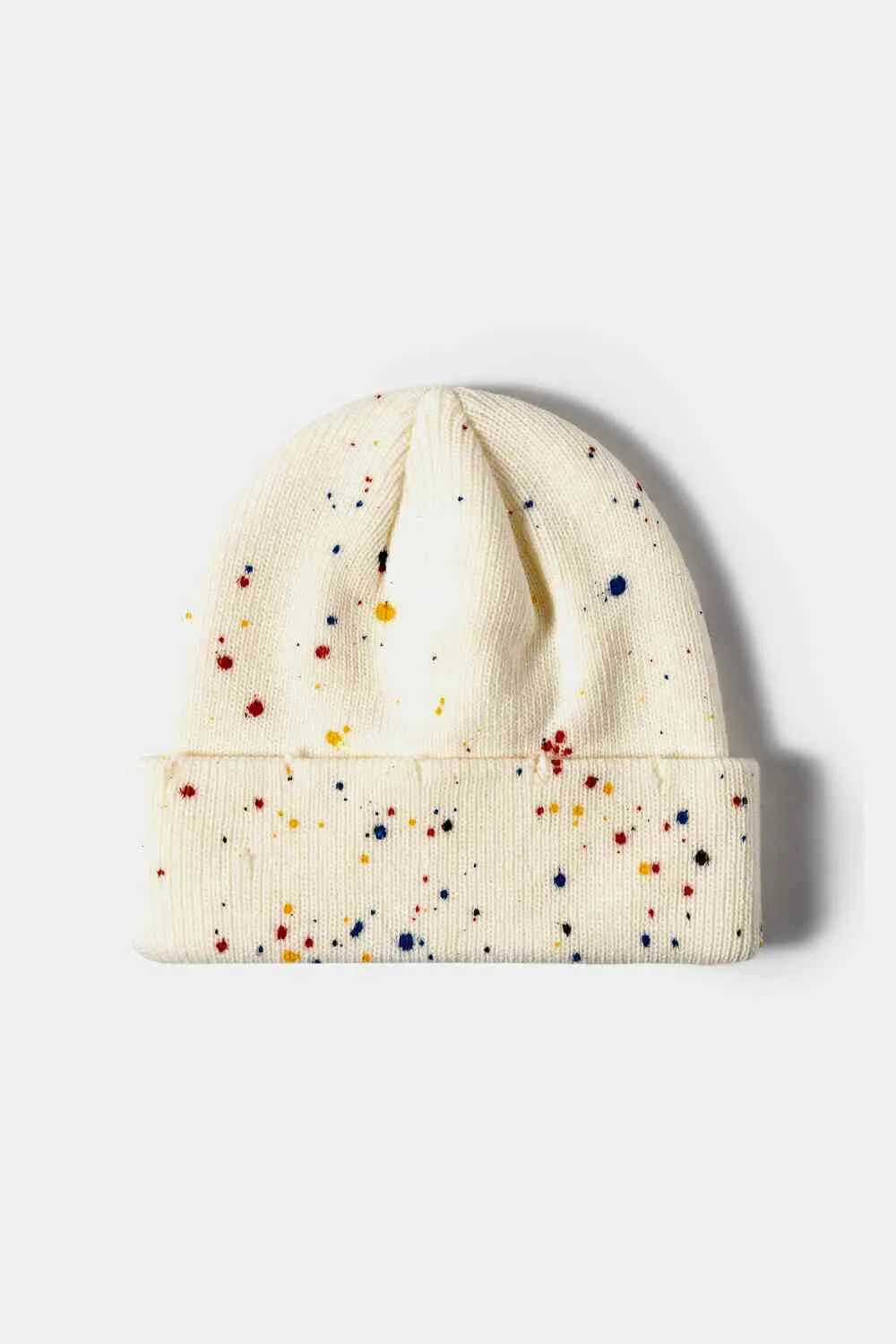 Confetti Rib-Knit Beanie - Stylish & Cozy Winter Hat