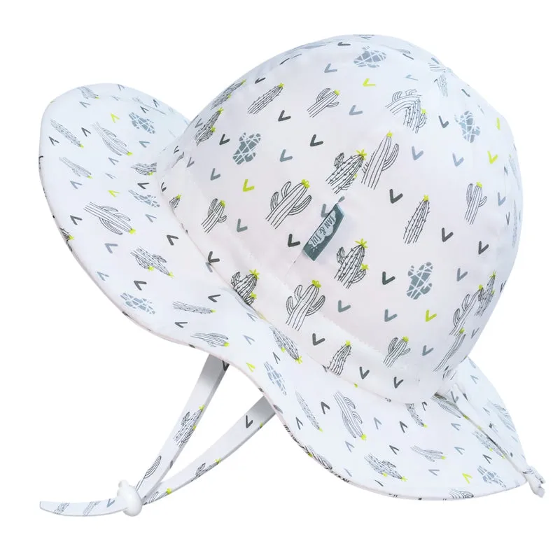 Cotton Floppy Sun Hat, 50  UPF, Adjustable – Cactus