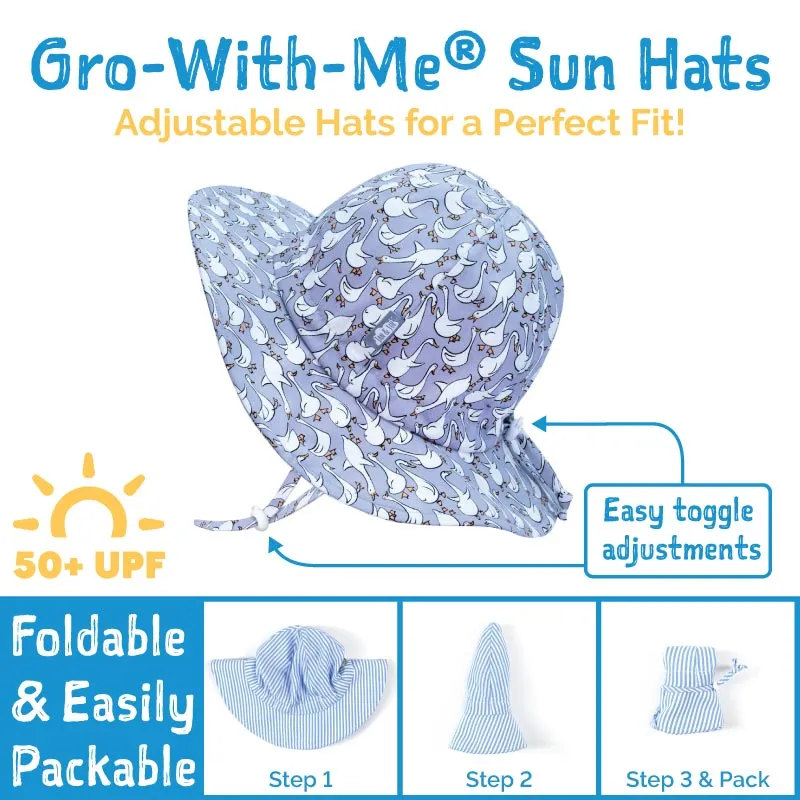 Cotton Floppy Sun Hat, 50  UPF, Adjustable – Cactus
