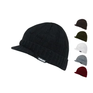 Cuglog K007 Sweater Cable Knit Beanies Hats Winter Ski GI Skull Visor Caps