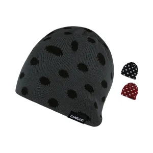 Cuglog K035 Thor Polka Dot Knit Beanies Hats Lined Winter Ski Caps Men Women