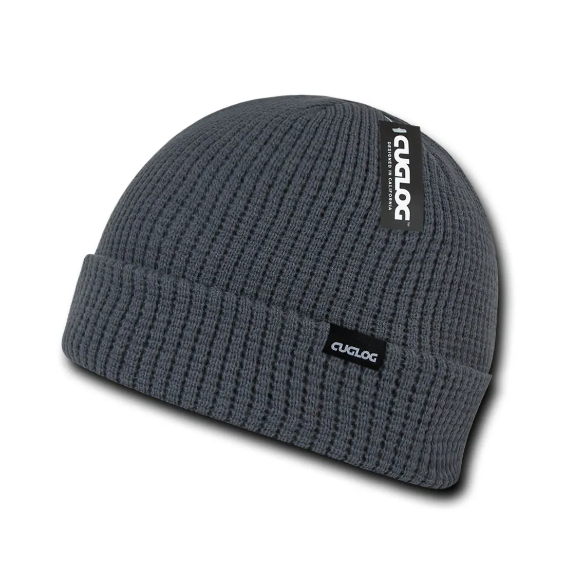 Cuglog K041 Taranaki Cuffed Slouched Knit Beanies Hats Winter Ski Skull Caps
