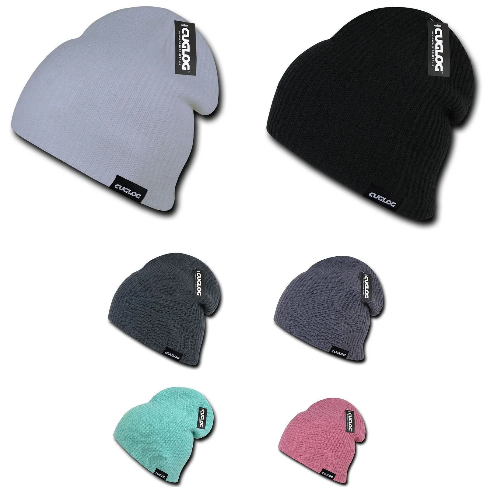 Cuglog Uluru Slouched Beanies Classic Knit Winter Caps Hats Ski Skull