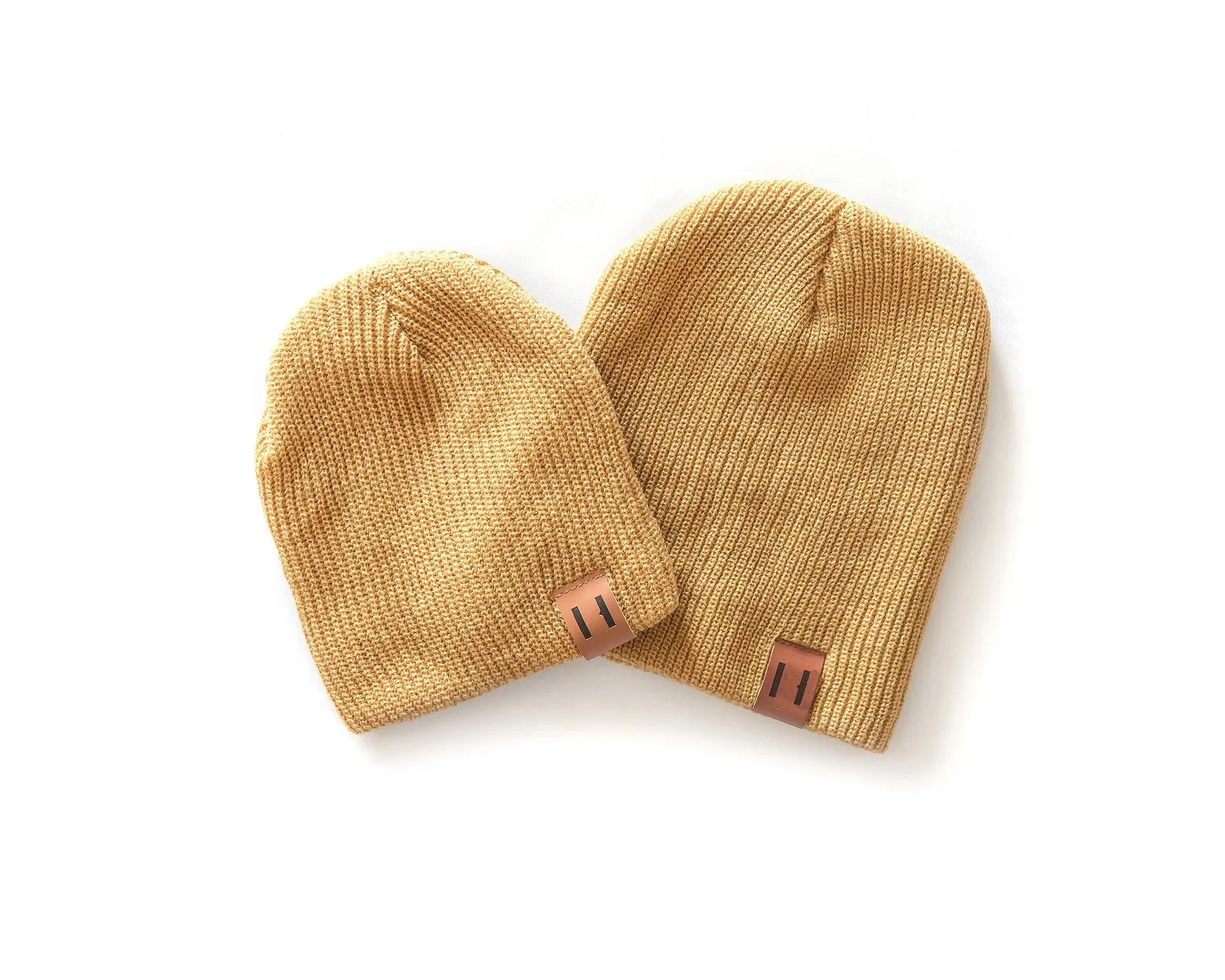 Daddy & Me Dude Beanie in Mustard Yellow *Sold Separately*