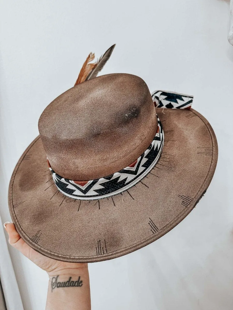 Deanna Western Fedora Hat
