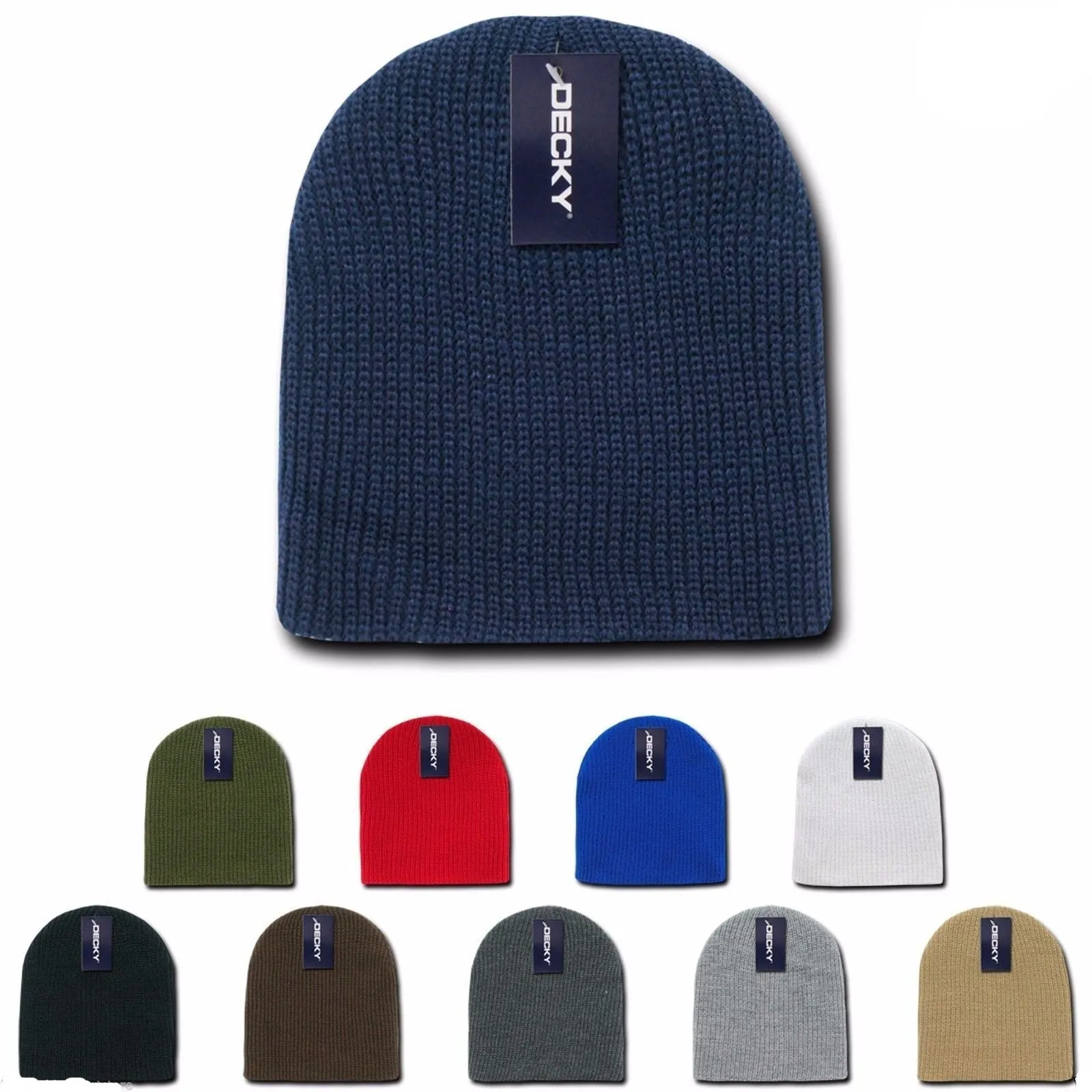 Decky Soft Beanies Gi Cuffless Watch Hats Caps Ski Skull Warm Winter