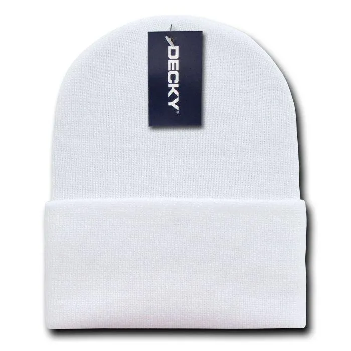 Decky Warm Winter Classic Beanies Cuffed Knit Ski Snowboard Skull Caps Hats Snug