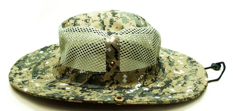 Desert Digital Camouflage Mesh Bucket Hat