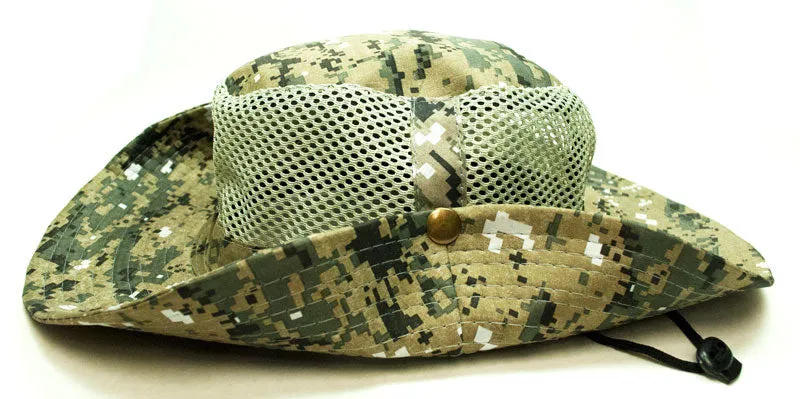 Desert Digital Camouflage Mesh Bucket Hat