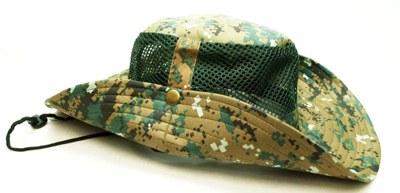 Desert Digital Camouflage Mesh Bucket Hat