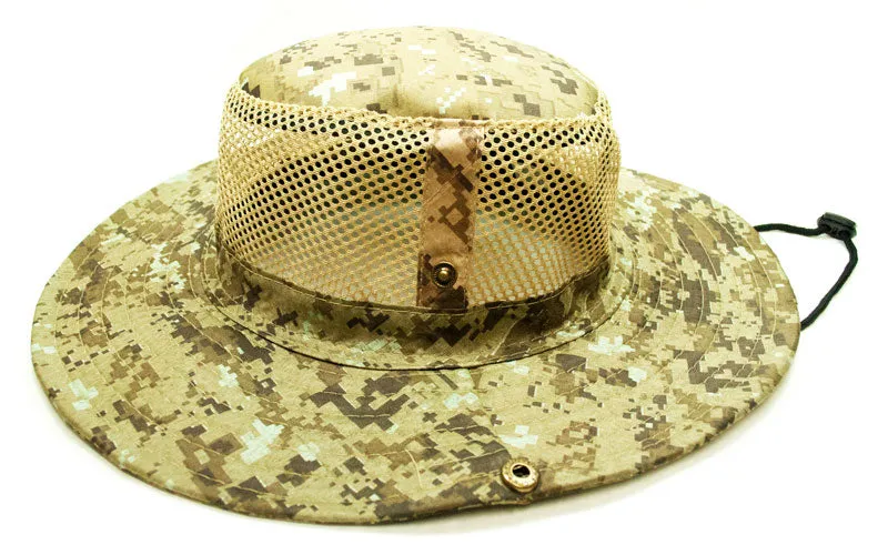 Desert Digital Camouflage Mesh Bucket Hat