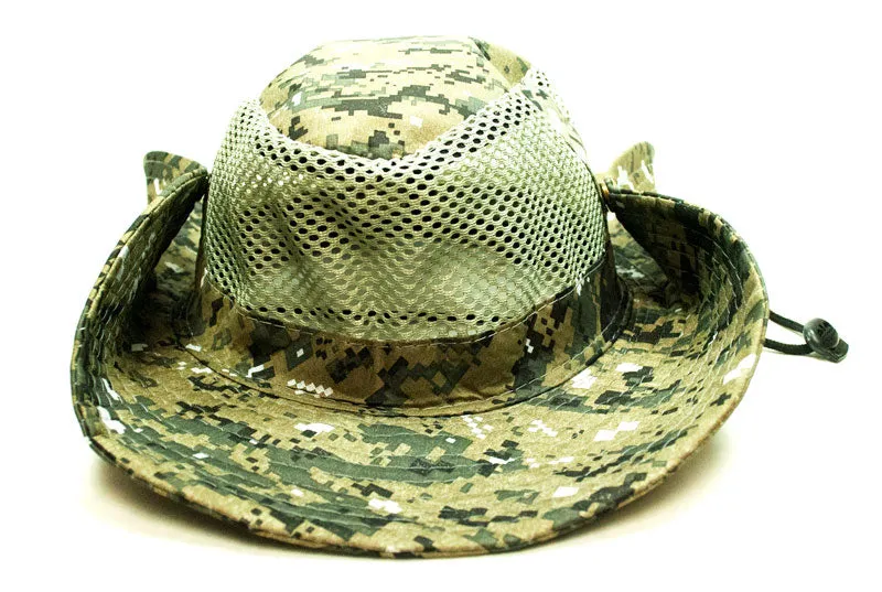 Desert Digital Camouflage Mesh Bucket Hat