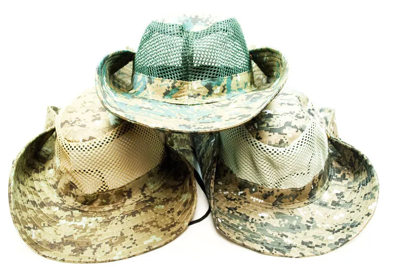 Desert Digital Camouflage Mesh Bucket Hat
